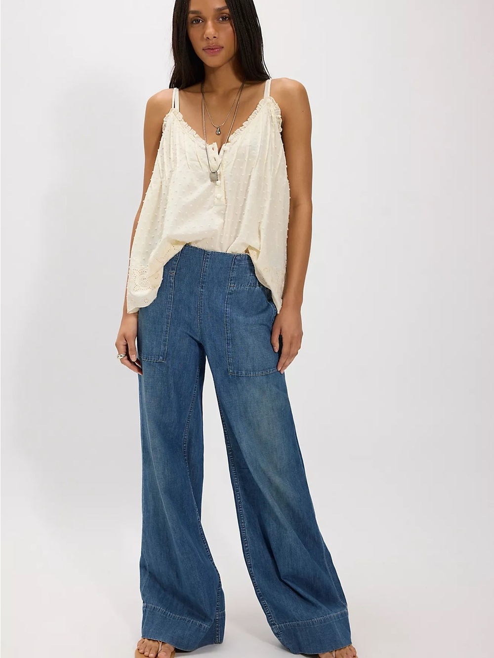 We The Free Breezy Denim Pull-On Jeans